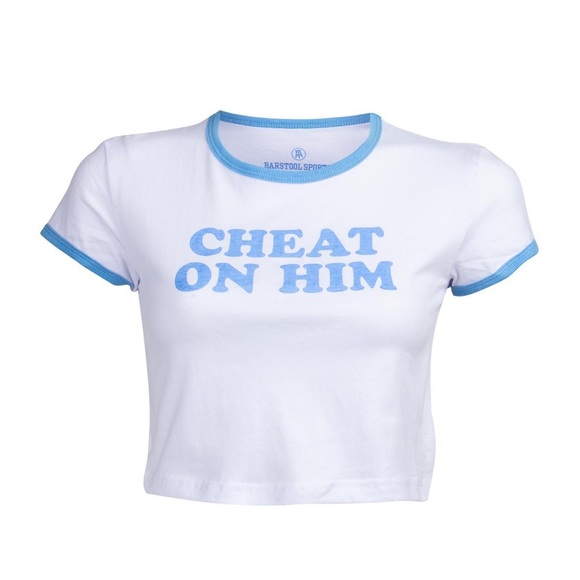 Call Her Daddy Cheat on Him Crop Top